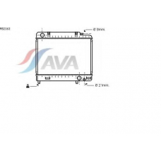 MS2163 AVA Радиатор, охлаждение двигателя