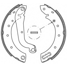 BSA2171.00 OPEN PARTS Комплект тормозных колодок