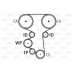 614553 VALEO Водяной насос + комплект зубчатого ремня