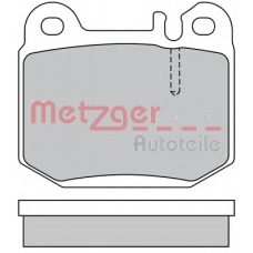 1170157 METZGER Комплект тормозных колодок, дисковый тормоз