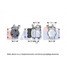 851949N AKS DASIS Компрессор, кондиционер