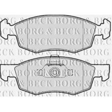 BBP2067 BORG & BECK Комплект тормозных колодок, дисковый тормоз