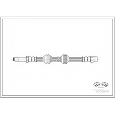 19032848 CORTECO Тормозной шланг