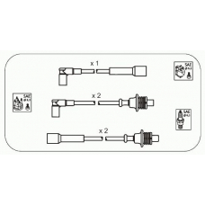 CPS9 JANMOR Комплект проводов зажигания