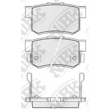 PN8397 NiBK Комплект тормозных колодок, дисковый тормоз