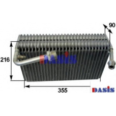 820001N AKS DASIS Испаритель, кондиционер