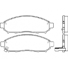 P 56 059 BREMBO Комплект тормозных колодок, дисковый тормоз