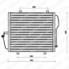 TSP0225056 DELPHI Конденсатор, кондиционер