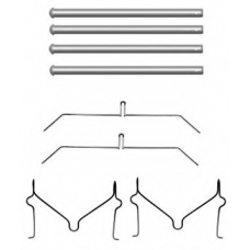 8DZ 355 204-551 HELLA Комплектующие, колодки дискового тормоза