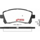 0655.02 METZGER Комплект тормозных колодок, дисковый тормоз