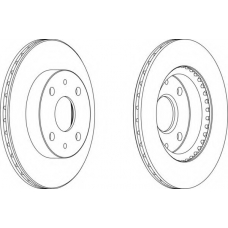 DDF1394-1 FERODO Тормозной диск