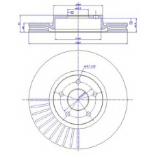 142.1366 CAR Тормозной диск