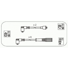 AFS66 JANMOR Комплект проводов зажигания