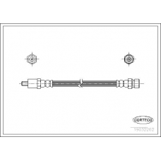 19032262 CORTECO Тормозной шланг