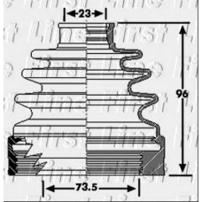 FCB6222 FIRST LINE Пыльник, приводной вал