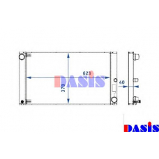 051004N AKS DASIS Радиатор, охлаждение двигателя