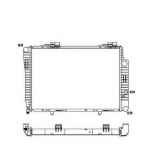 51286 NRF Радиатор, охлаждение двигателя