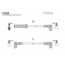 T202B TESLA Комплект проводов зажигания