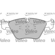 597330 VALEO Комплект тормозных колодок, дисковый тормоз