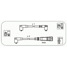 M8 JANMOR Комплект проводов зажигания