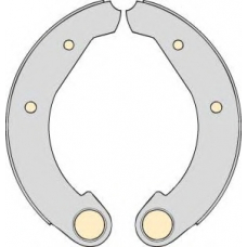 K501902 MGA Комплект тормозов, барабанный тормозной механизм