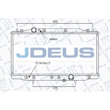 013M34 JDEUS Радиатор, охлаждение двигателя