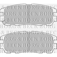 BBP1517 BORG & BECK Комплект тормозных колодок, дисковый тормоз