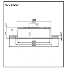 ADC 0126V Allied Nippon Гидравлические цилиндры