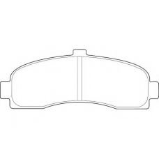 WBP21626A WAGNER LOCKHEED Комплект тормозных колодок, дисковый тормоз