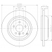 MDC2066 MINTEX Тормозной диск