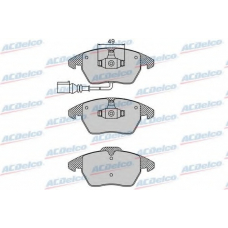 AC605081D AC Delco Комплект тормозных колодок, дисковый тормоз