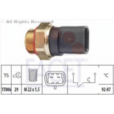 7.5187 FACET Термовыключатель, вентилятор радиатора
