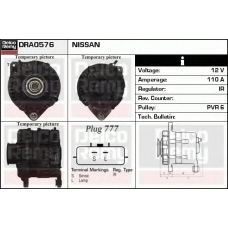 DRA0576 DELCO REMY Генератор