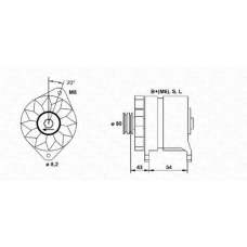 944354007010 MAGNETI MARELLI Генератор