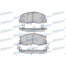 AC0581021D AC Delco Комплект тормозных колодок, дисковый тормоз