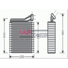 8701451 KUHLER SCHNEIDER Испаритель, кондиционер