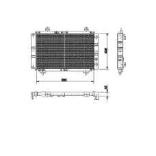 350213456000 MAGNETI MARELLI Охладитель, охлаждение двигателя