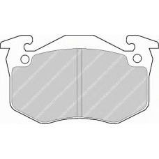 FSL881 FERODO Комплект тормозных колодок, дисковый тормоз