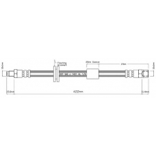 VBH589 MOTAQUIP Тормозной шланг