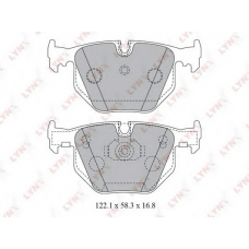 BD1426 LYNX Колодки тормозные задние