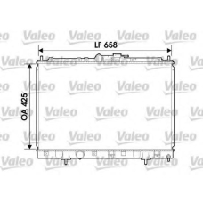 734198 VALEO Радиатор, охлаждение двигателя