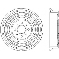 62929 PAGID Тормозной барабан