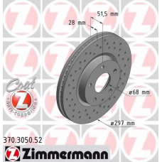 370.3050.52 ZIMMERMANN Тормозной диск