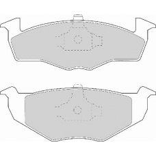 FD6680N NECTO Комплект тормозных колодок, дисковый тормоз