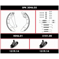 SPK 3046.05 ROADHOUSE Комплект тормозов, барабанный тормозной механизм