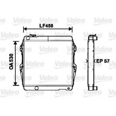 734515 VALEO Радиатор, охлаждение двигателя