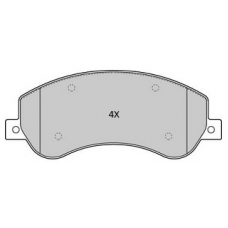 FBP-1909 FREMAX Комплект тормозных колодок, дисковый тормоз