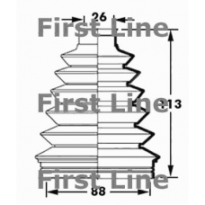 FCB2376 FIRST LINE Пыльник, приводной вал