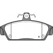 BPA0336.00 OPEN PARTS Комплект тормозных колодок, дисковый тормоз