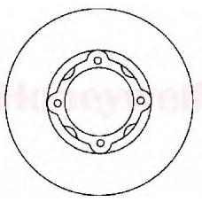 561715B BENDIX Тормозной диск